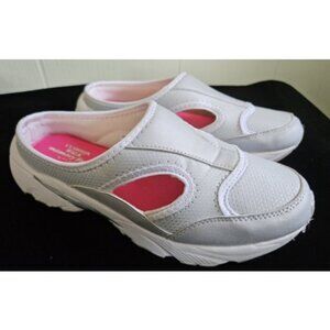 Avon CUSHION WALK Gray Slip On Clog Memory Foam Shoes Ladies Size 8